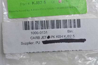 EBC 1006-0131, KJ82.5 Brass Main Jets Qty 3 NOS
