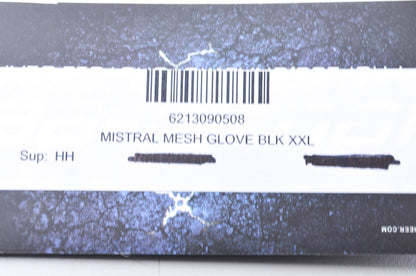 FieldSheer 6213090508 Mens XXL Black Leather & Mesh Gloves NOS