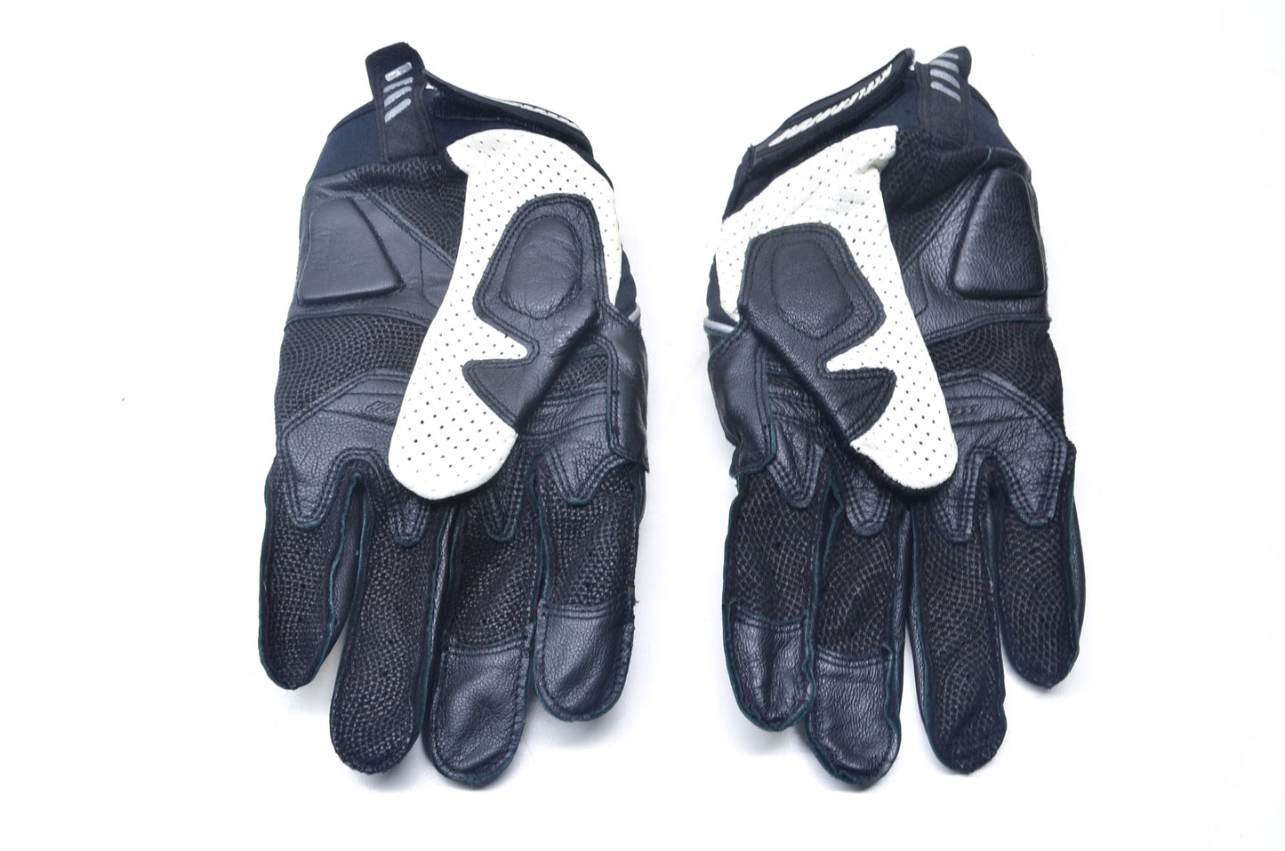 Cortech 8311030908 Mens XXL Black & White Accelerator Gloves NOS