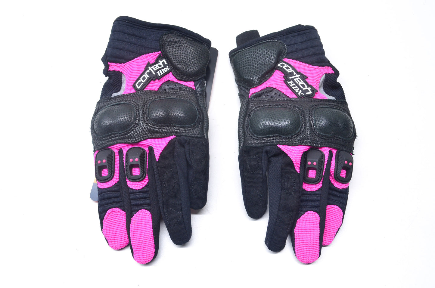 New Cortech Womens Small Black & Pink HDX2 Gloves NOS