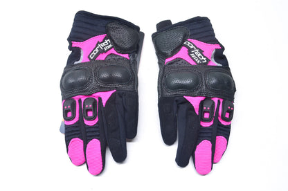 New Cortech Womens Small Black & Pink HDX2 Gloves NOS