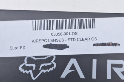 New Fox AIRSPC Clear Lens NOS