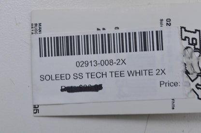 New Fox Adult XXL White Tech Tee NOS