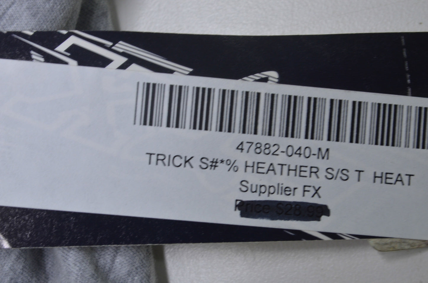 Fox 47882-040-M Adult Medium Grey Super Trick Tee NOS