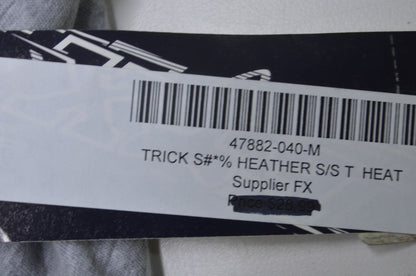 Fox 47882-040-M Adult Medium Grey Super Trick Tee NOS