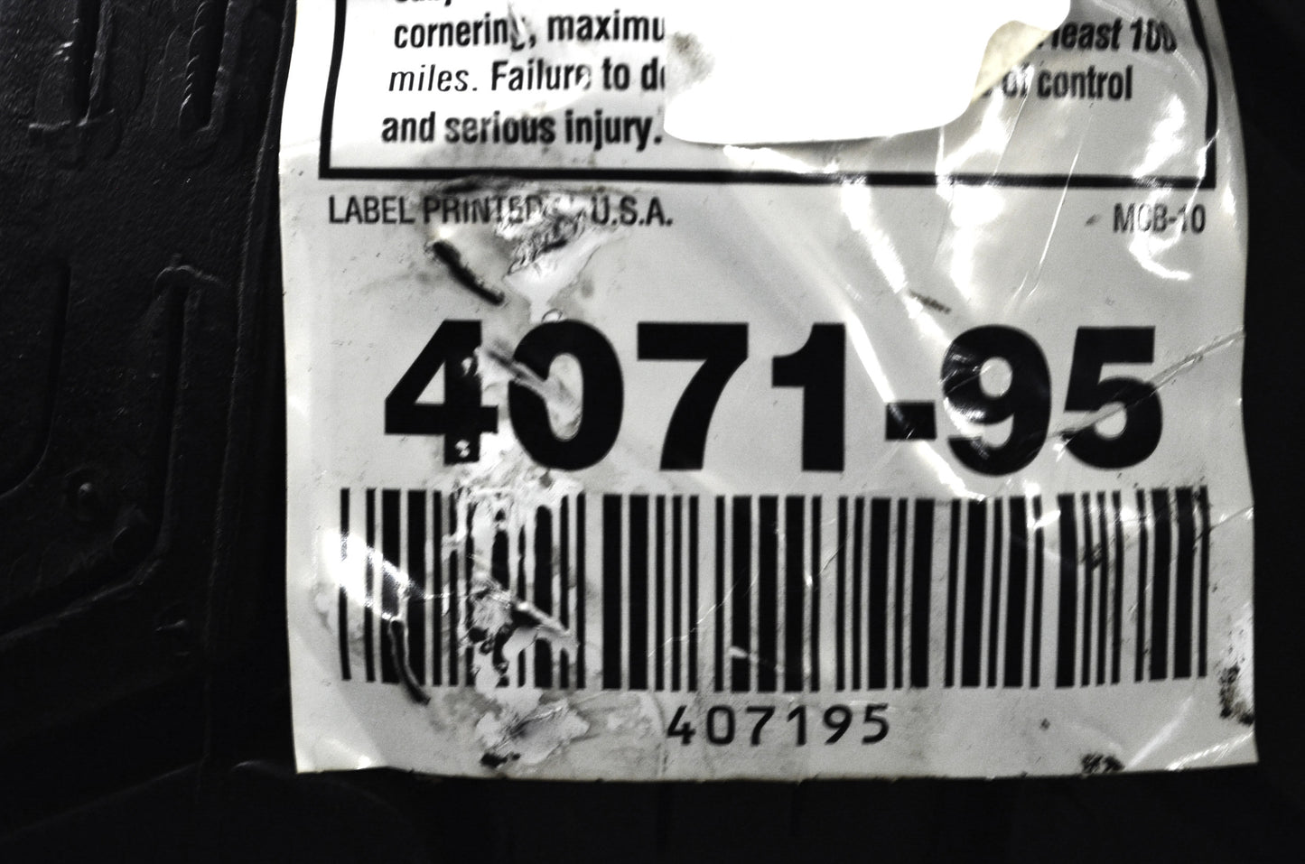 491 Elite 2 Rear Tire MU90B16 NOS