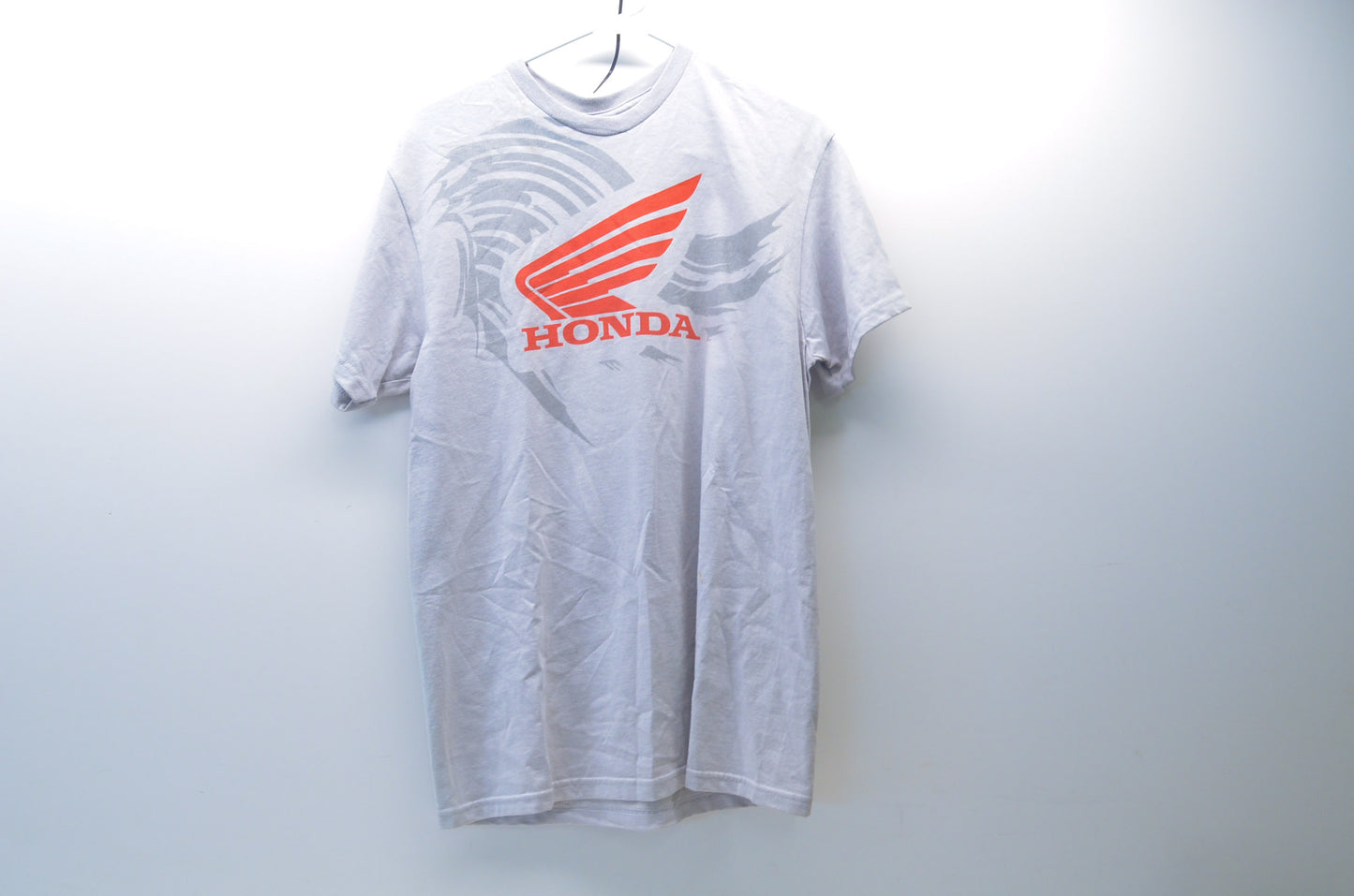 New OEM Honda Medium Wingman Grey Tee NOS