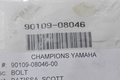New OEM Yamaha 90109-08046-00 Bolt NOS