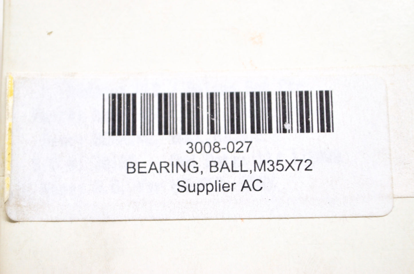 OEM Arctic Cat 3008-027 Ball Bearing M35x72x17 NOS