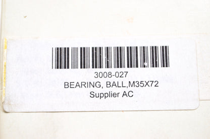 OEM Arctic Cat 3008-027 Ball Bearing M35x72x17 NOS