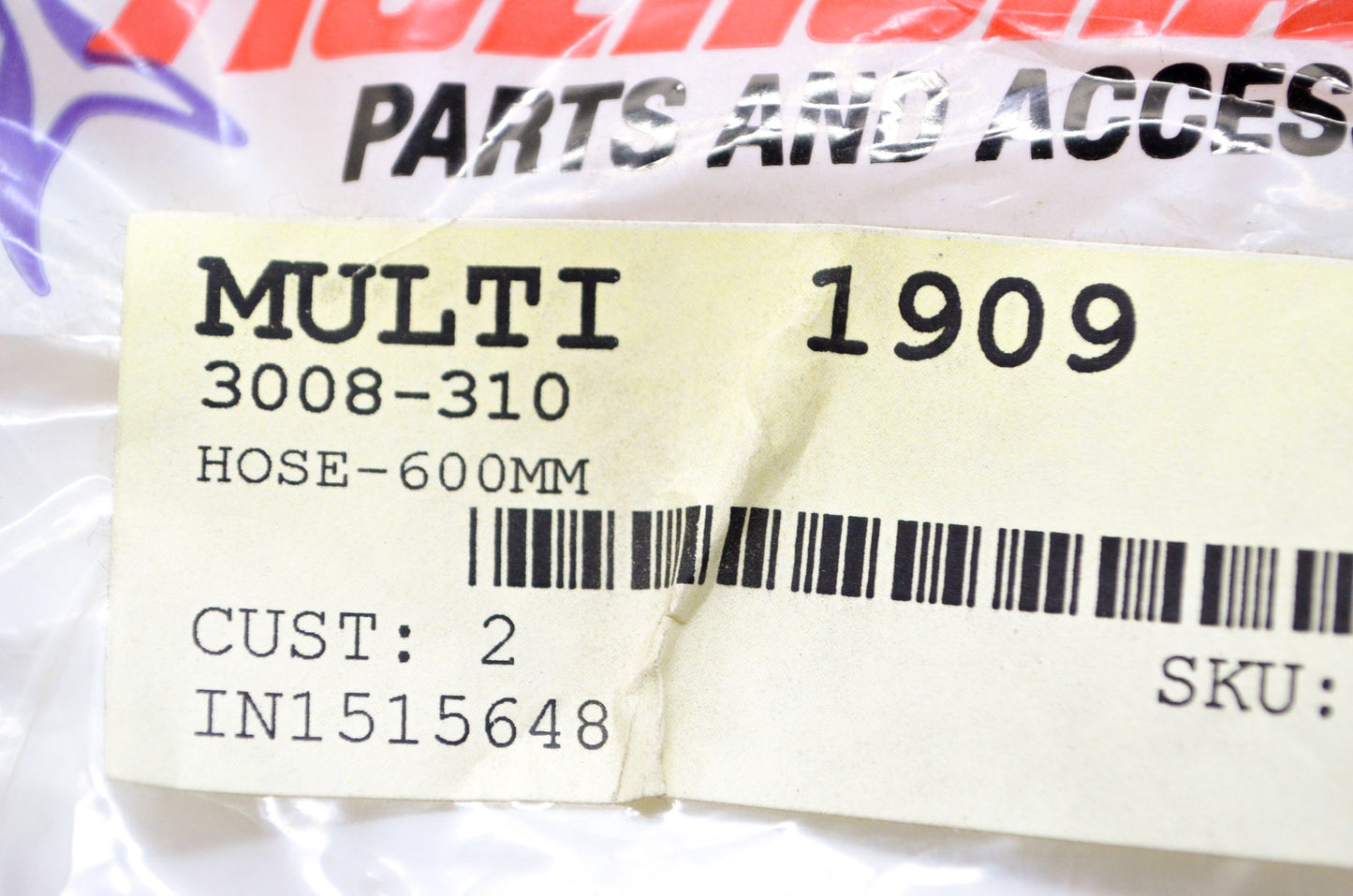 OEM Arctic Cat 3008-310 Hose 600mm NOS