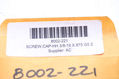 OEM Arctic Cat 8002-221 Hex Head Cap Screw 3/8-16 X.875 Qty 2 NOS