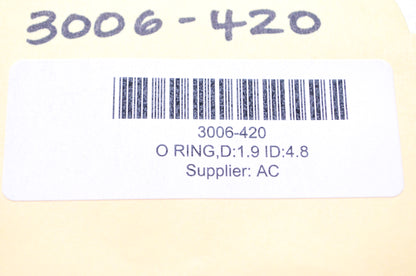 OEM Arctic Cat 3006-420 D:1.9 ID:4.8 O-Ring NOS