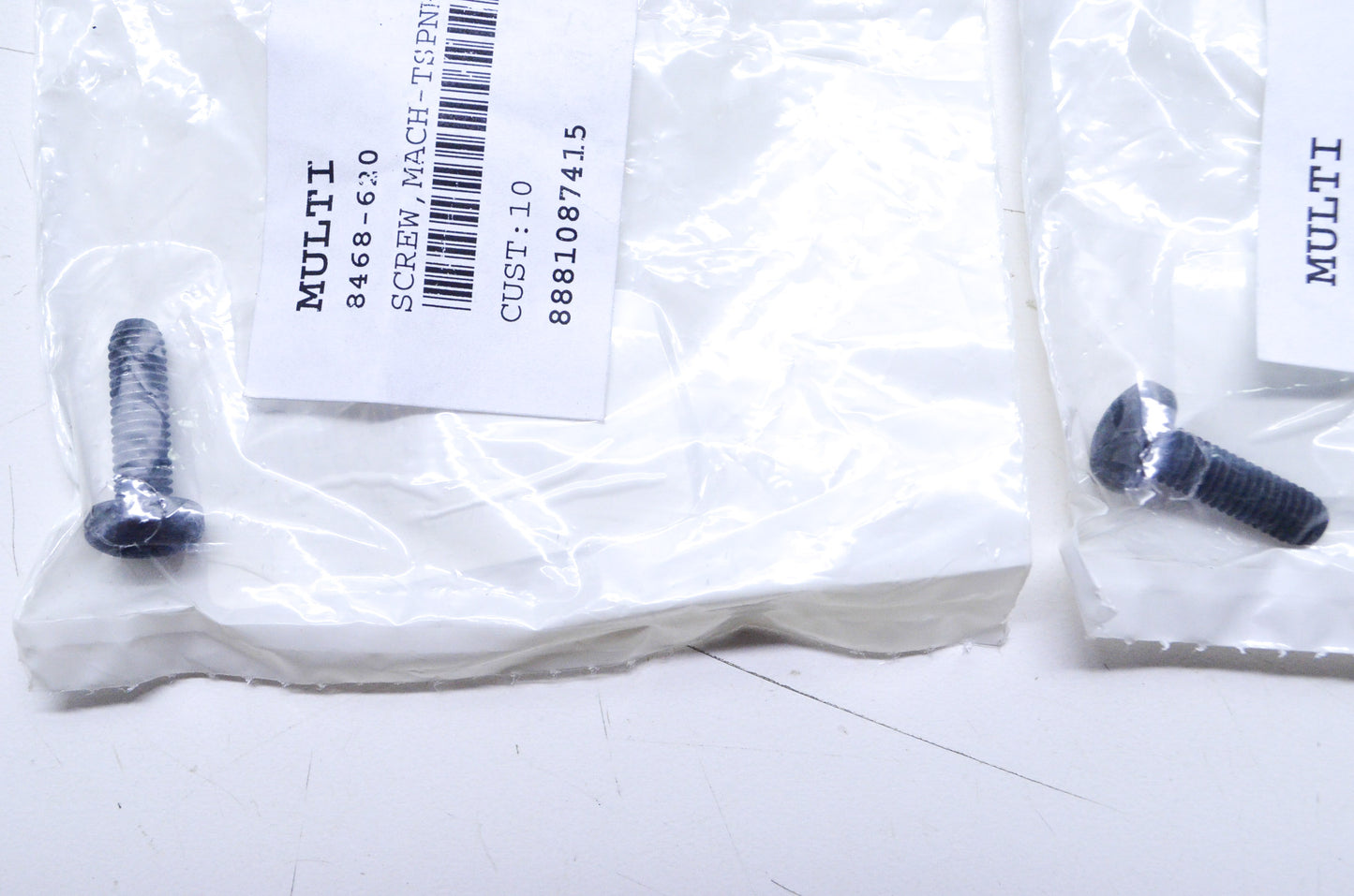 OEM Arctic Cat 8468-620 TSPNH M6X1.0X20 CL8.8 Black Machine Screw Qty 2 NOS