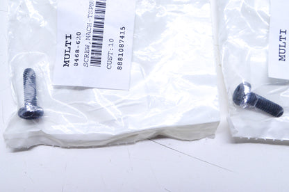 OEM Arctic Cat 8468-620 TSPNH M6X1.0X20 CL8.8 Black Machine Screw Qty 2 NOS