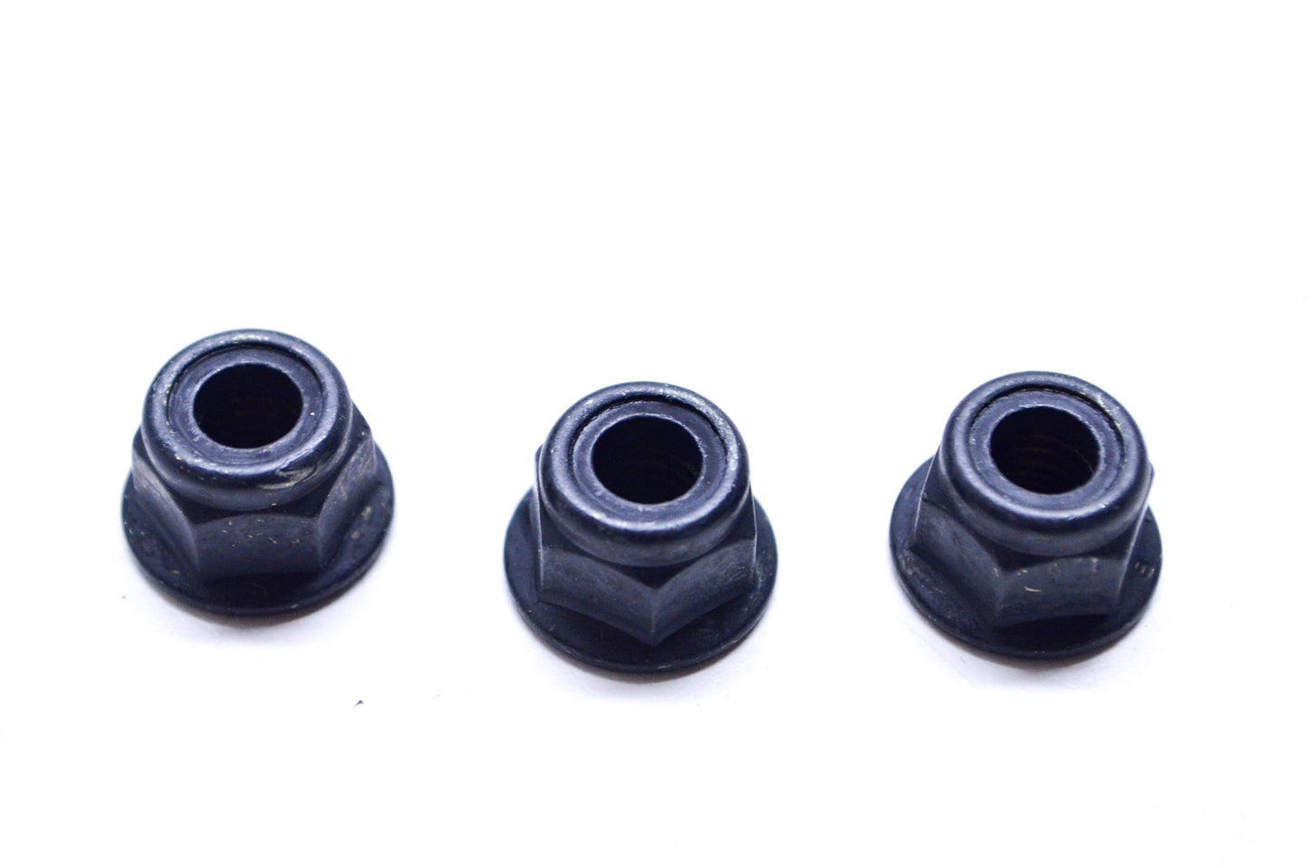 OEM Arctic Cat 8427-805 Black Nyloc Hex Flange Nut M8X1.25 Qty 3 NOS