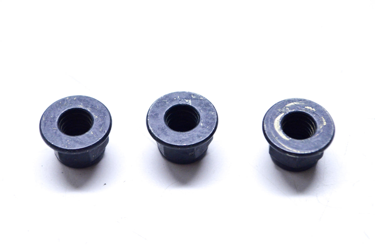 OEM Arctic Cat 8427-805 Black Nyloc Hex Flange Nut M8X1.25 Qty 3 NOS