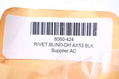 OEM Arctic Cat 8060-424 BLIND-DH AA53 Black Rivet Qty 10 NOS