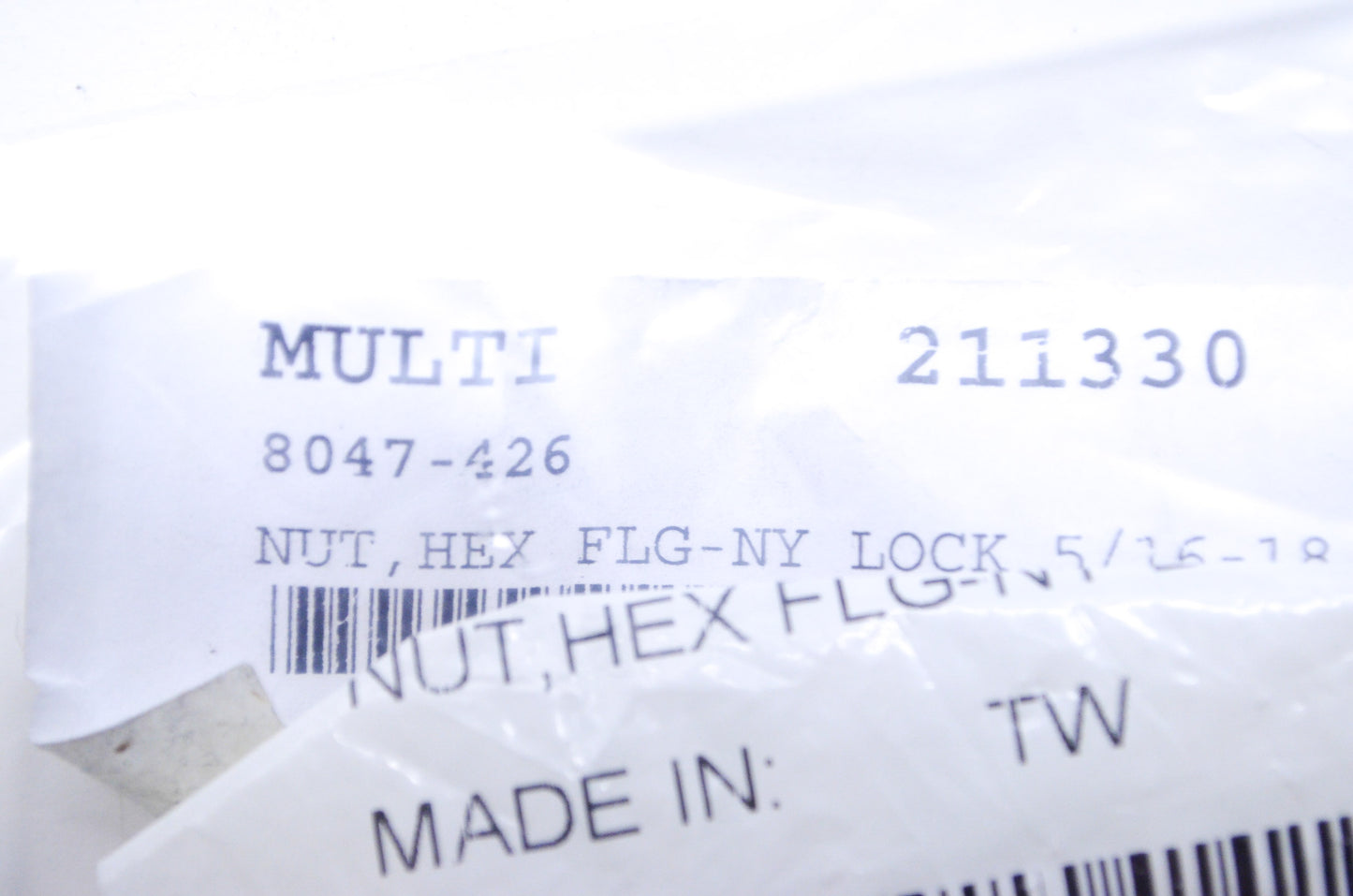 OEM Arctic Cat 8047-426 Nylock Hex Flange Nut 5/16-18 Qty 4 NOS