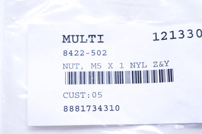 OEM Arctic Cat 8422-502 M5x1 Nut Qty 4 NOS