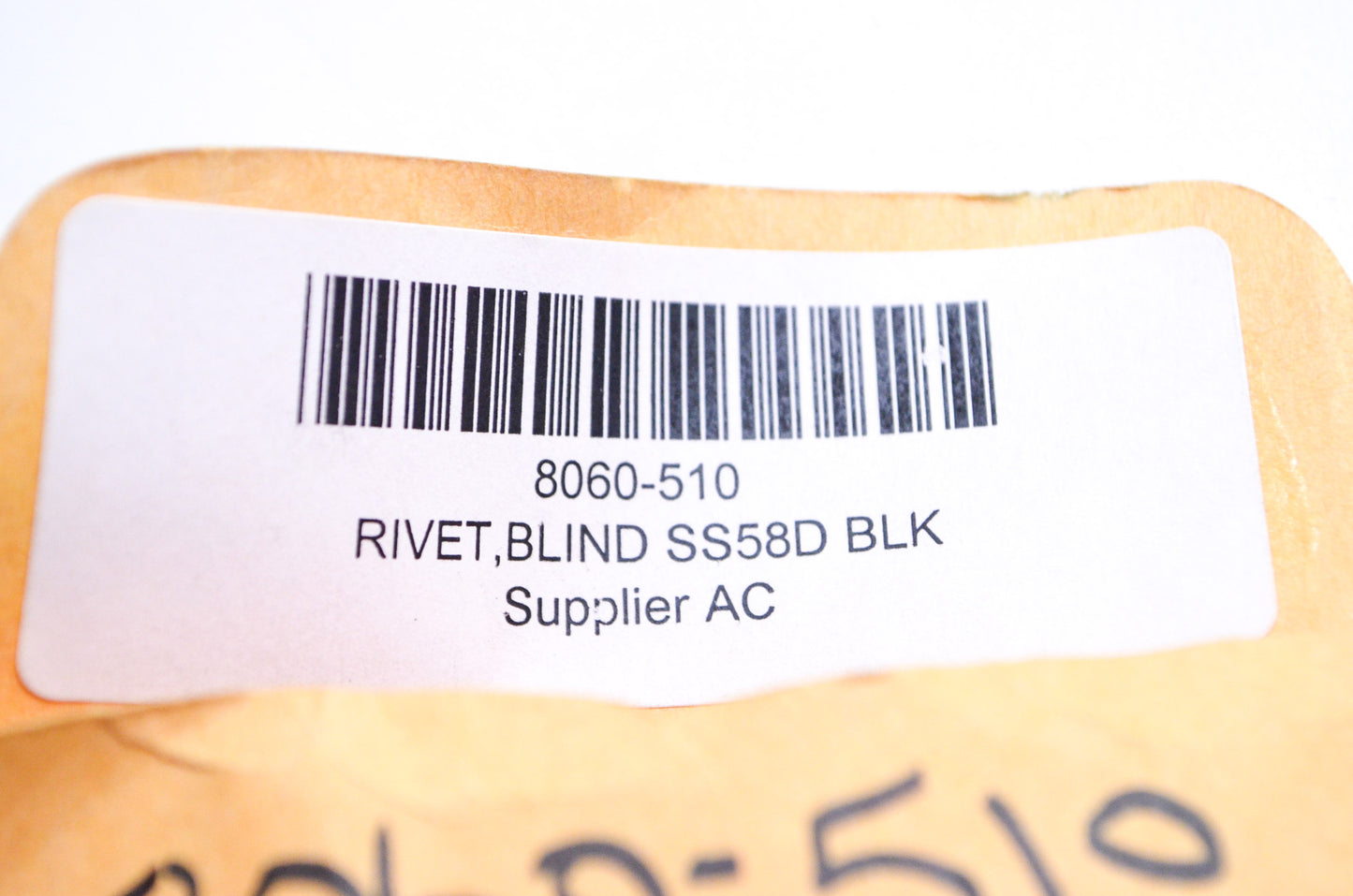 OEM Arctic Cat 8060-510 BLIND-DH SS58 Black Rivet Qty 10 NOS