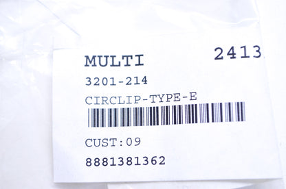 OEM Arctic Cat 3201-214 E-Type Circlip NOS