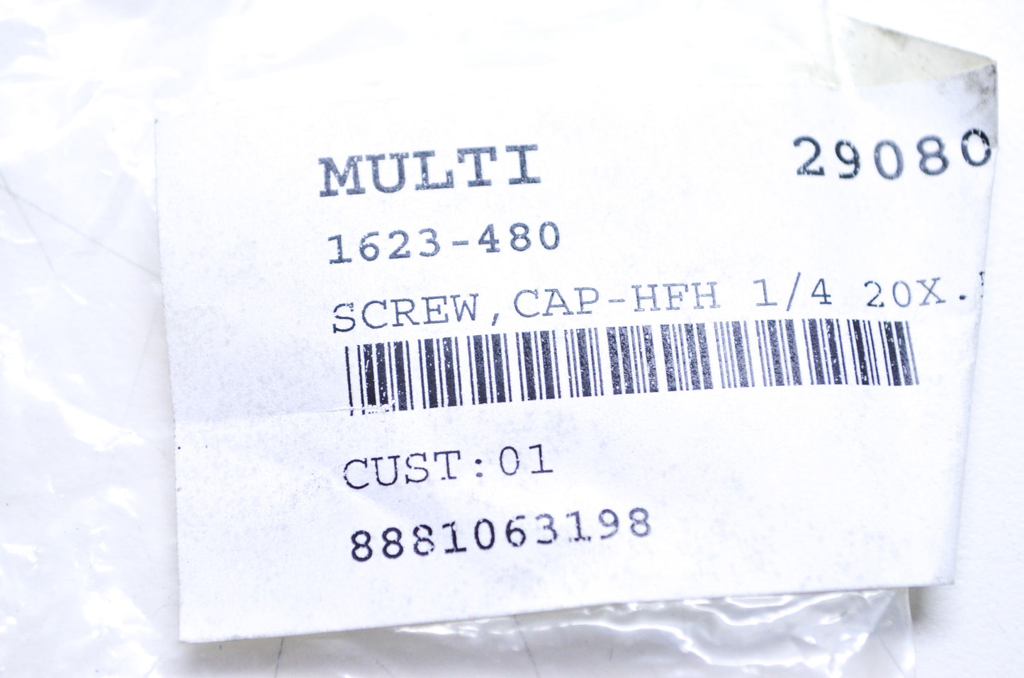 OEM Arctic Cat 1623-480 Hex FLange Head Cap Screw 1/4 20X.56 Qty 2 NOS