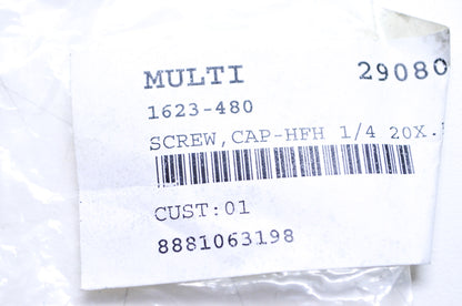 OEM Arctic Cat 1623-480 Hex FLange Head Cap Screw 1/4 20X.56 Qty 2 NOS