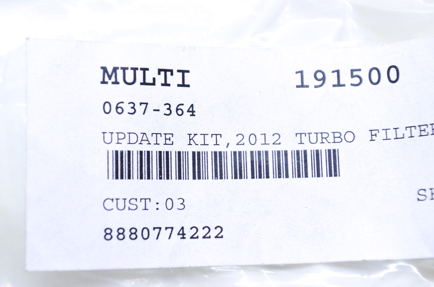 New OEM Arctic Cat Turbo Filter Elbow Kit Update Kit 0637-364 NOS