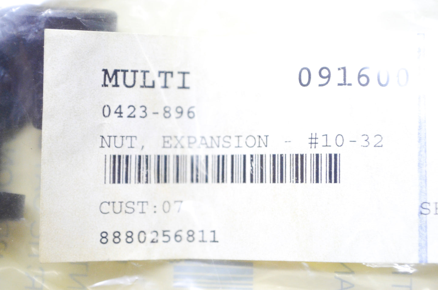 OEM Arctic Cat 0423-896 Expansion Nut #10-32 NOS