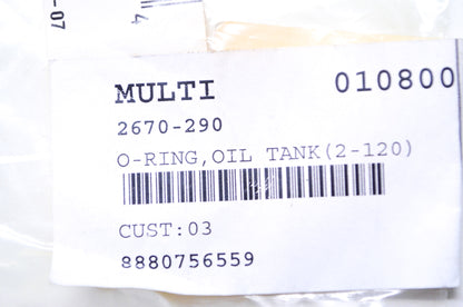 OEM Arctic Cat 2670-290 Oil Tank O-Ring (2-120) NOS