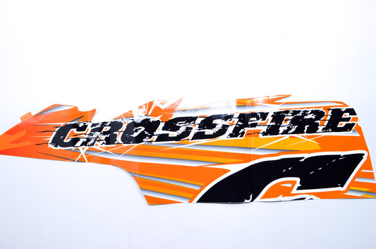 OEM Arctic Cat 7611-481 Lower Left "CROSSFIRE" Hood Decal NOS