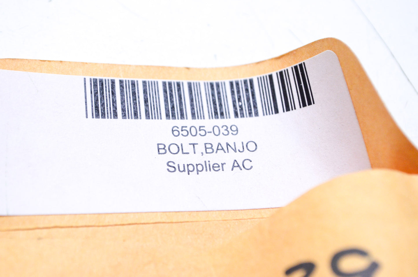 OEM Arctic Cat 6505-039 Banjo Bolt NOS