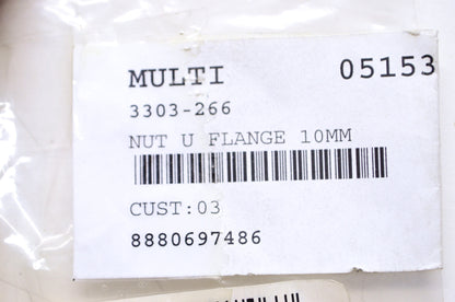 OEM Arctic Cat 3303-266 Flange U-Nut 10mm Qty 3 NOS