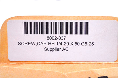 OEM Arctic Cat 8002-037 Hex Head Cap Screw 1/4-20 X.50 Qty 8 NOS