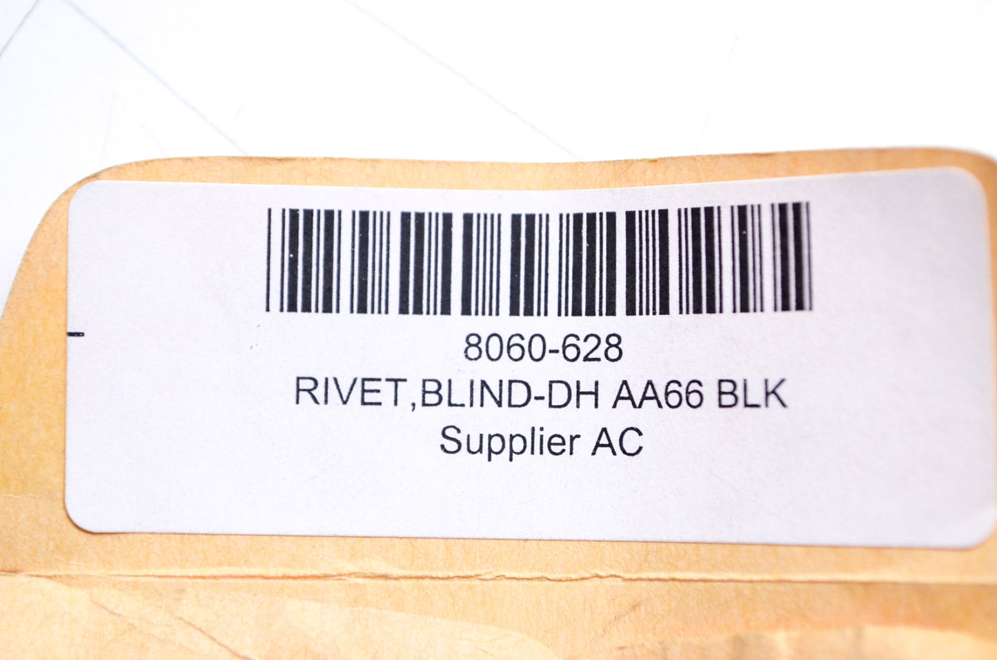 OEM Arctic Cat 8060-628 BLIND-DH AA66 Black Rivet Qty 2 NOS