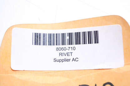 OEM Arctic Cat 8060-710 BLIND-DH SS68 Black Rivet Qty 4 NOS