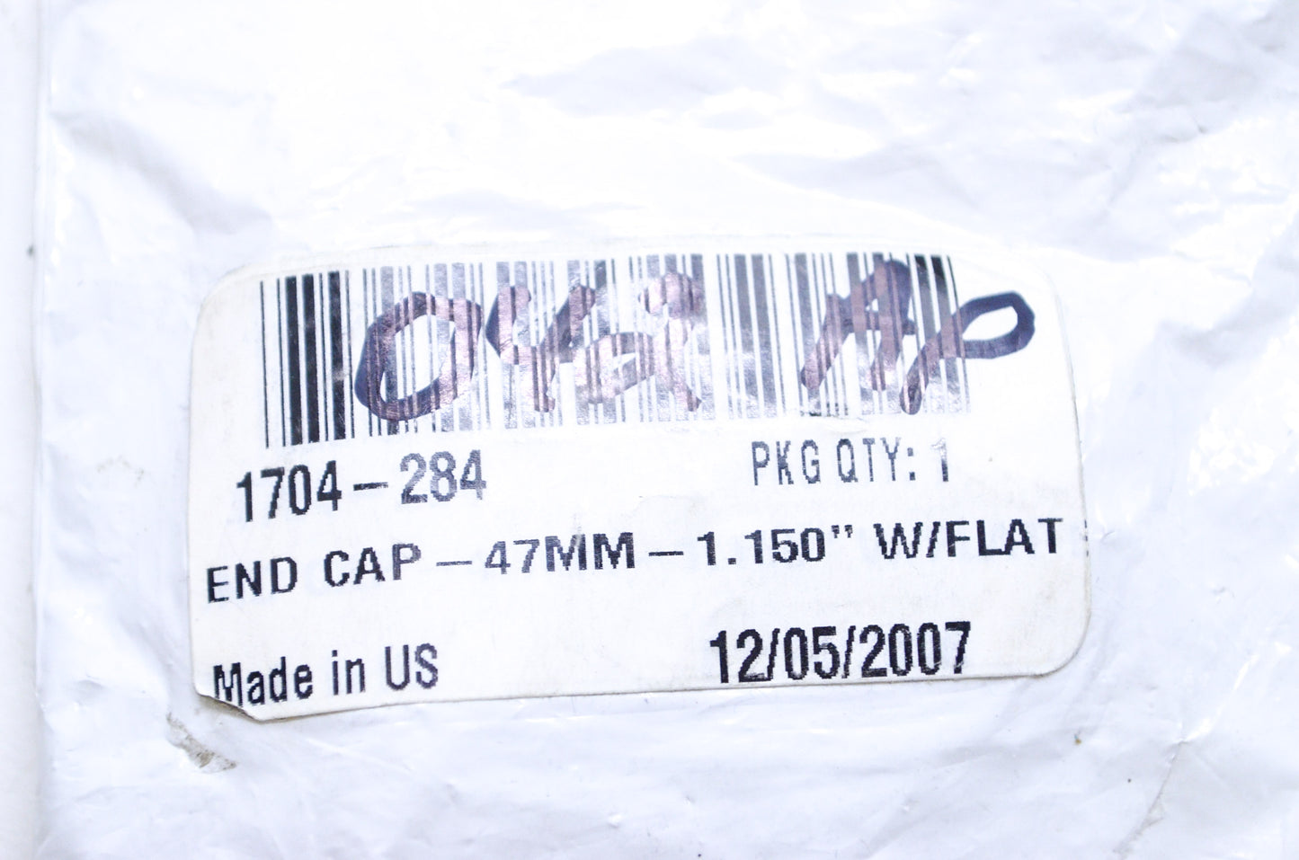 OEM Arctic Cat 1704-284 Flat End Cap 47mm NOS