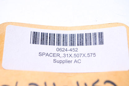OEM Arctic Cat 0624-452 Spacer .31X.507X.575 NOS