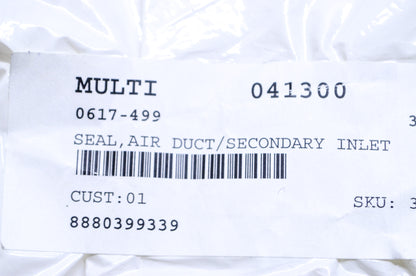 OEM Arctic Cat 0617-499 Air Duct/Secondary Inlet Seal NOS