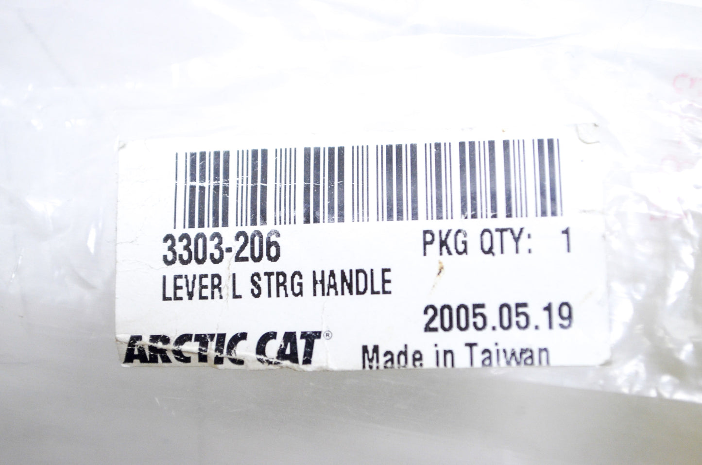OEM Arctic Cat 3303-206 Left Steering Handle Lever NOS