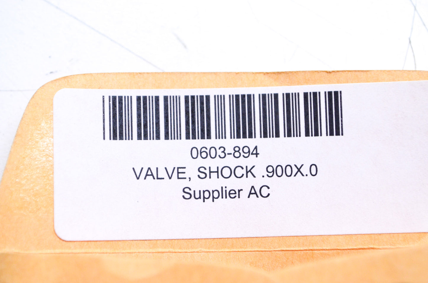 OEM Arctic Cat 0603-894 Shock Valve .900x.004 (3/8ID) NOS