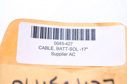 OEM Arctic Cat 0645-427 Battery Solenoid Cable 17" NOS
