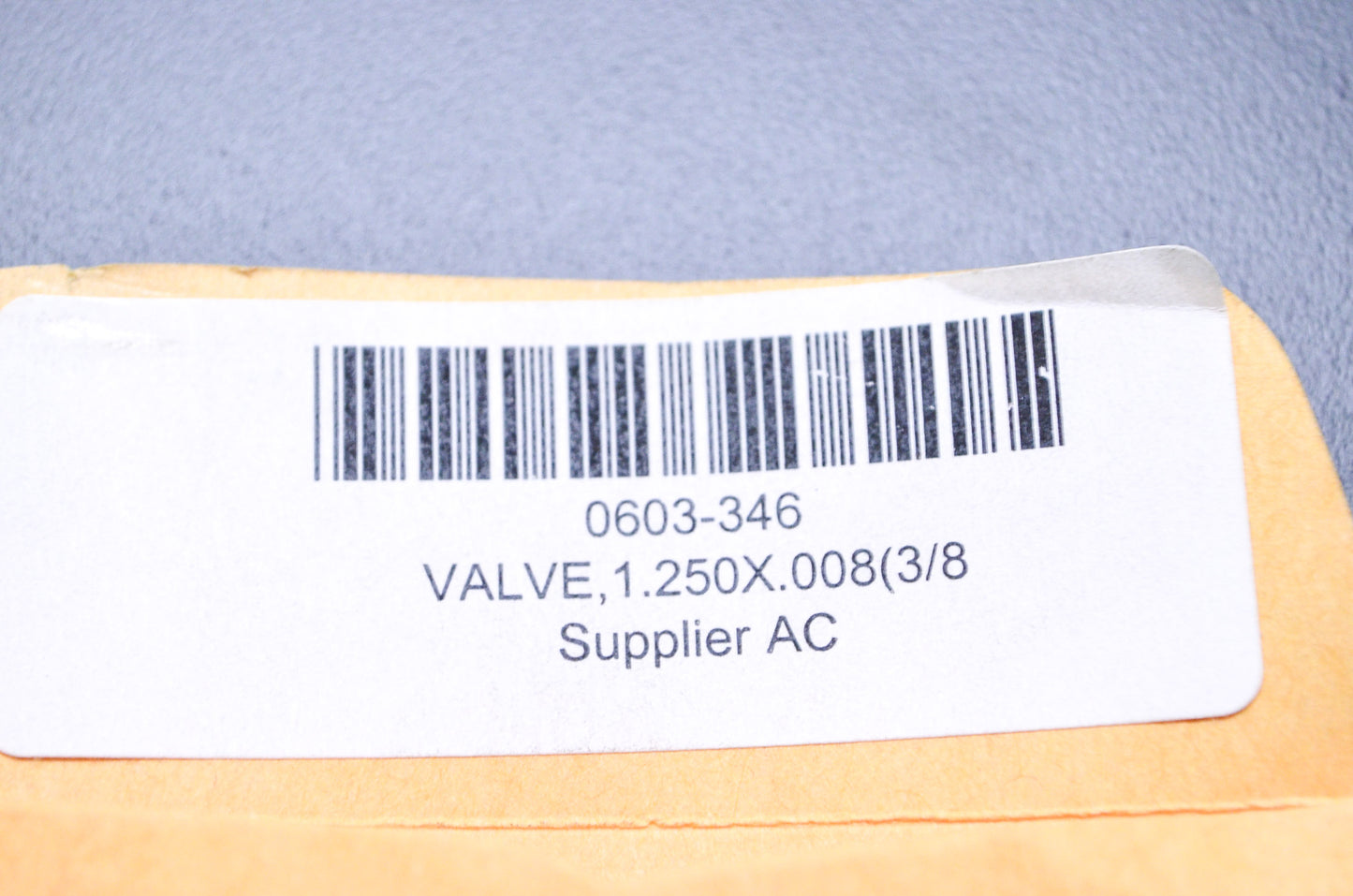 OEM Arctic Cat 0603-346 Valve 1.250X.008(3/8ID) NOS