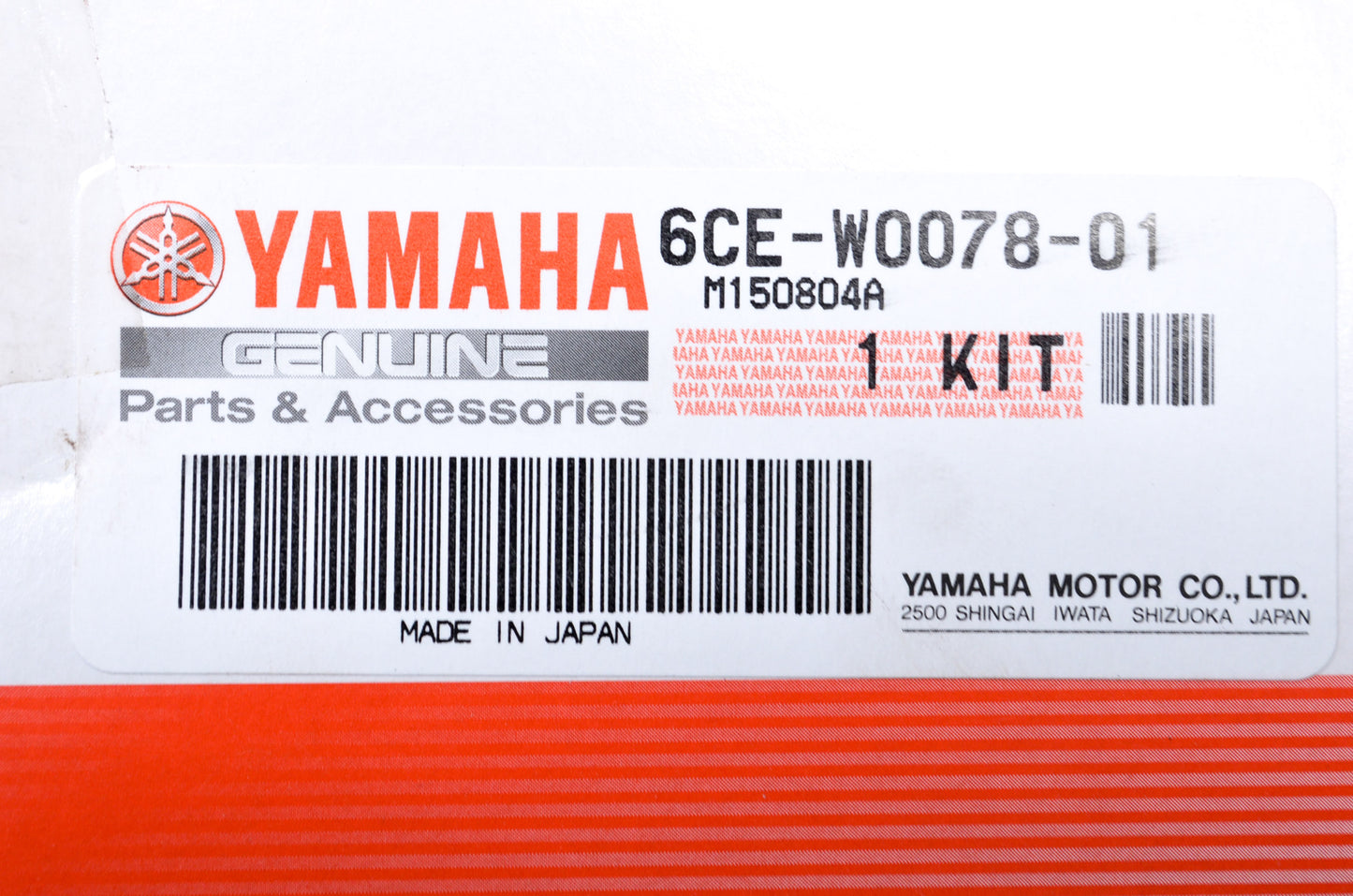 OEM Yamaha 6CE-W0078-01-00 Water Pump Repair Kit NOS