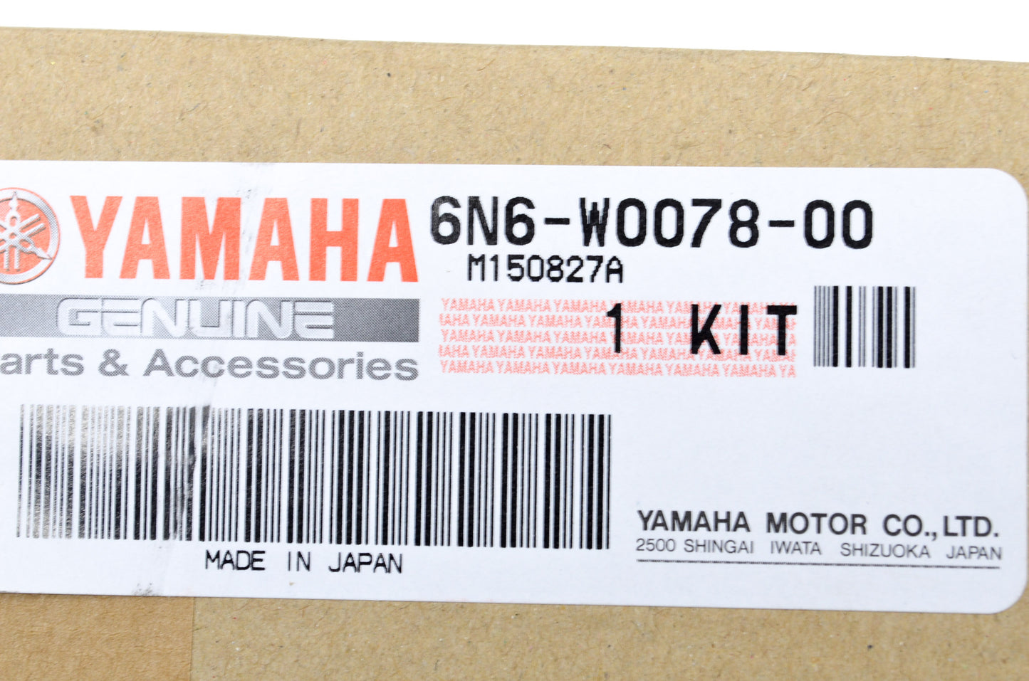 OEM Yamaha 6N6-W0078-00-00 Water Pump Repair Kit NOS
