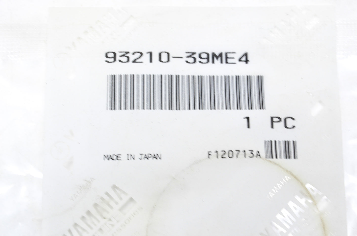 OEM Yamaha 93210-39ME4-00 O-Ring NOS