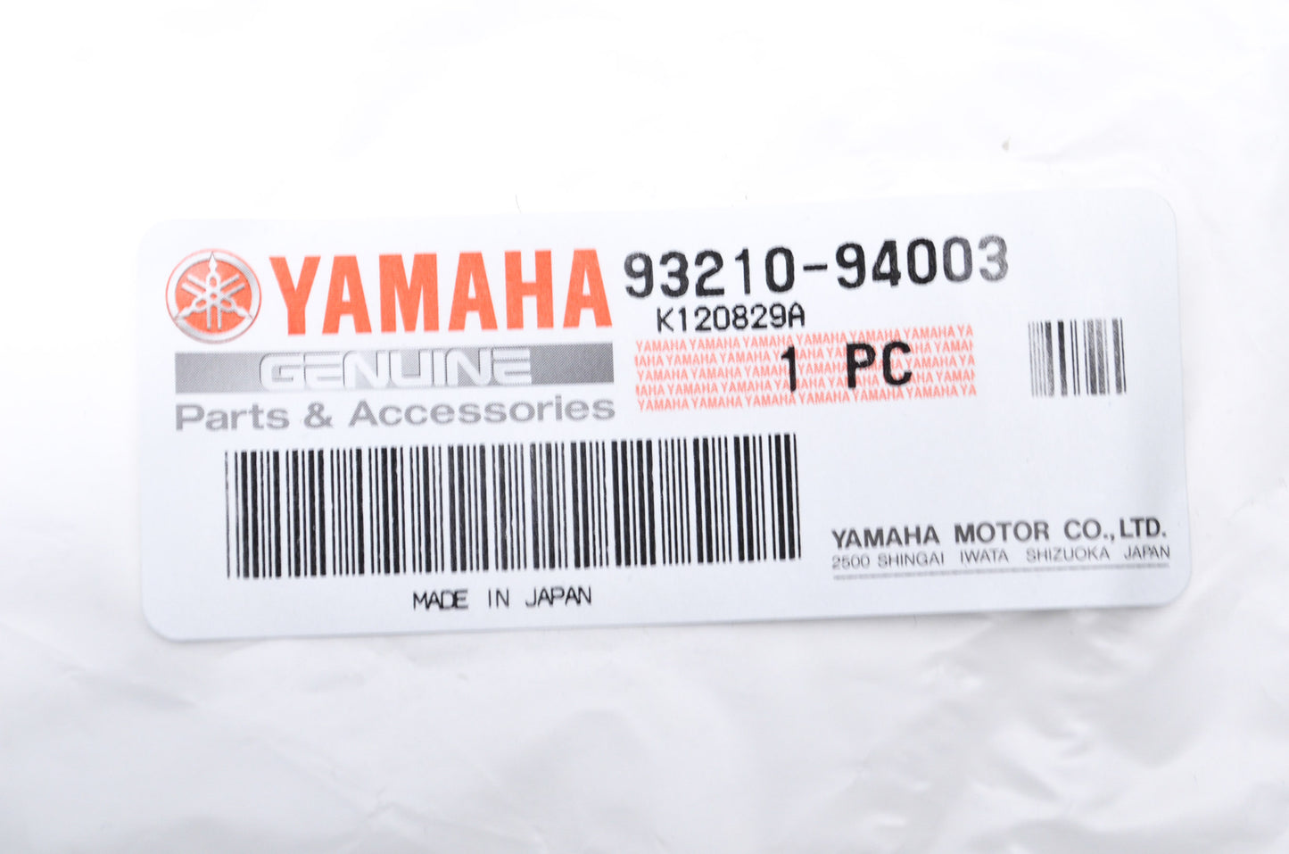 OEM Yamaha 93210-94003-00 O-Ring NOS