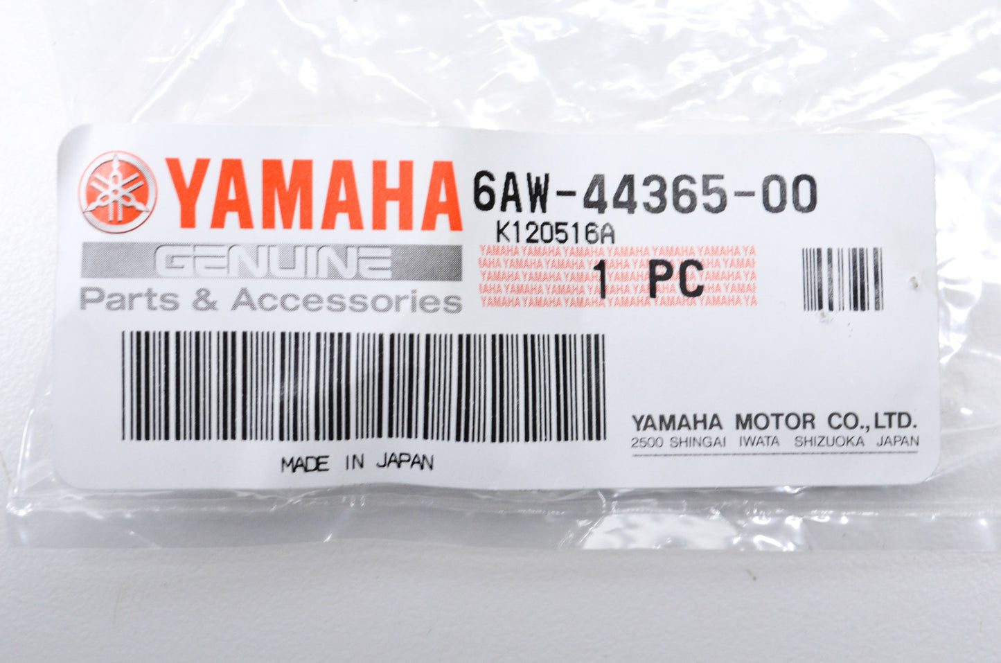 OEM Yamaha 6AW-44365-00-00 Water Seal Damper