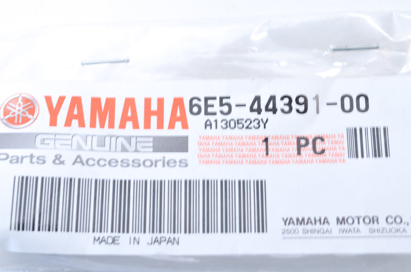 OEM Yamaha 6E5-44391-00-00 Hose Nipple NOS
